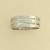 9ct WHITE 10pt DIA SET SLOTTED BAND