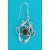 SPC OVAL AMBER FANCY DROP EARRINGS     -