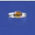 SPC 8x6 HORIZONTAL SET OVAL AMBER RING -