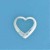 SPC 16mm DIAMOND SET TIF HEART PEND. +C=