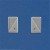 SPC DIA.SET 2 TONE RECTANGULAR STUDS