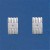 SPC DIA.SET RECT.TWO-TONE LINED STUDS