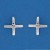 SPC DIA SET 14mm PLUS SIGN STUDS