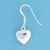 SPC DIA SET 11mm HEART DROP EARRINGS