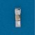 SIL/9ct MIDDLE BAND RECT.PENDANT      +C