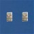 SIL/9ct 9mm RECT STUD/CROSS