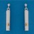 SIL/9ct STUD WITH BAR DROP/OVAL MOTIF