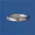 SIL/9ct DOUBLE SCREW 4mm D SECT RING
