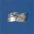 SIL/9ct 3 GOLD SCREWS X SHAPE RING