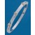 SIL/9ct 5mm OVAL HINGED BANGLE/3 BANDS