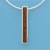 SPC WOOD INLAID 26x4x4mm BAR PENDANT   =