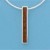 SPC WOOD INLAID 26x4x4mm BAR PENDANT   =