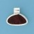 SPC WOOD INLAID PEBBLE PENDANT