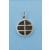 SPC WOOD INLAID 18mm ROUND PENDANT