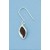 SPC WOOD LEAF DESIGN DROP EARRINGS     =