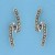 SPC MARCASITE SET CROSSOVER STUDS      =