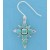 SPC 22x18mm FANCY TURQUOISE CROSS DROPS=