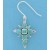 SPC 22x18mm FANCY TURQUOISE CROSS DROPS=