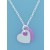 SPC TIF HEART/PINK RUBBER HEART-CHAIN  =