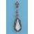 SPC TEARDROP M.O.P/MARC.DROP EARRING