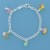 SPC 6" CHILDS ENAMEL ANIMAL CHARM BRAC =
