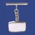 SPC TV SHAPE CUFFLINK WITH CHAIN/BAR   =