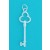 SPC CLUB SHAPE TOP 35m PLAIN KEY PENDANT