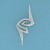 SPC ABSTRACT SQUIGGLE SLIDER PENDANT   =