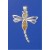 SPC YELLOW CZ DRAGONFLY PENDANT        =