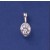 SPC 9x7mm OVAL RUBSET CZ PENDANT       =