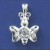 SPC 28x20 CZ SET BUTTERFLY PENDANT     -