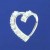 SPC BAGETTE CZ SET 22mm HEART PENDANT