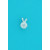 SPC 5mm CZ X-OVER LOOP PENDANT         =