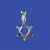 SPC 14mm CZ SET STAR OF DAVID PENDANT  =