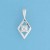 SPC SQ.CZ DIAMOND SHAPE PENDANT        =