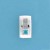 SPC SQUARE BLUE TOPAZ CURVED PENDANT