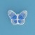 SPC FADING BLUE CRYST.BUTTERFLY PENDANT=