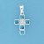 SPC 16x12mm SYN TQ/M.O.P INLAID CROSS  =