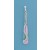 SPC MULTI-COL INLAID TEARDROP PENDANT