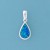 SPC TEARDROP RECON.OPAL PENDANT        =