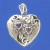 SPC AMETHYST/MARCASITE HEART LOCKET    =