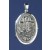 SPC 35x25mm OVAL EMBOSSED FLOWER LOCKET=