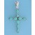 SPC TURQ CROSS PENDANT                 =