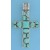SPC TURQ CROSS PENDANT                 =
