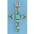 SPC TURQ CROSS PENDANT                 =