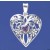 SPC AMETHYST FANCY HEART PENDANT       -