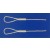 SPC BOX CHAIN/TUBE PULL-THRU EARRING   =