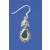SPC GREEN AGATE/MARC TEARDROP DROPS    =