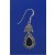 SPC ONYX MARCASITE TEARDROP DROPS      =