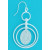 SPC TWO CIRCLES WITH OVAL CRYSTALS DROP